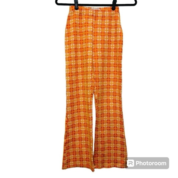 Urban Outfitters Plaid Flare Pants - Picture 2 of 12